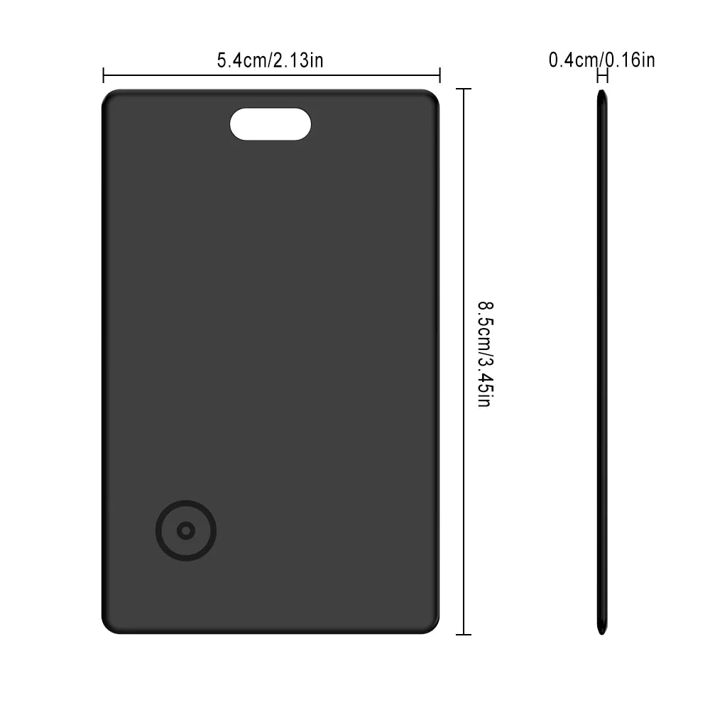 Ultra Thin Find My Card Tracker for Wallet Bag Passport Backpack Suitcase Laptop Ios Only Apple Bluetooth anti Lost Locator Devi