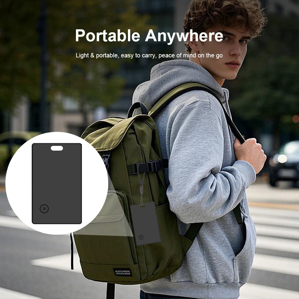Ultra Thin Find My Card Tracker for Wallet Bag Passport Backpack Suitcase Laptop Ios Only Apple Bluetooth anti Lost Locator Devi